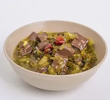 Old Jar Sichuan Pickled Cabbage with Duck Blood