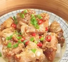 Steamed Pork Ribs with Lishui Taro
