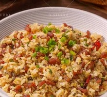 Crispy Pork Cracklings Fried Rice
