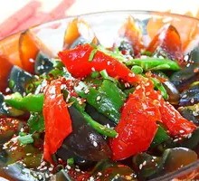 Preserved Egg and Scrambled Egg Salad