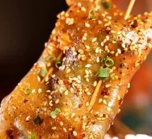 Sticky Roasted Sweet Potato Skin