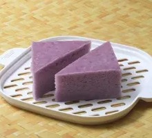Purple Sweet Potato Steamed Cake