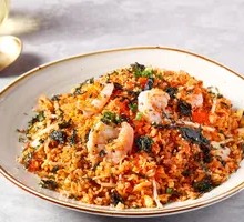 Shrimp and Crab Roe Kimchi Fried Rice