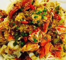 Crab Leg Noodles