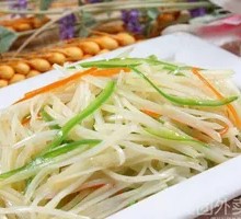 Green Pepper and Potato Noodles with Rice