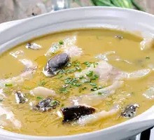 Chicken Broth Fish Dumplings
