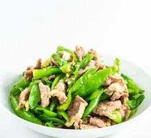 Stir-Fried Pork with Green Pepper