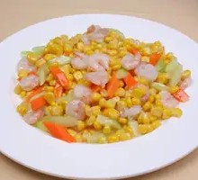 Shrimp with Corn Stir-Fry