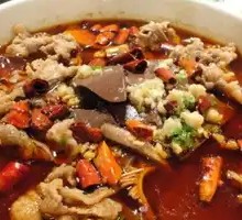 Spicy Beef Blood Hot Pot