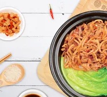 Spicy and Sour Squid Baozai Rice