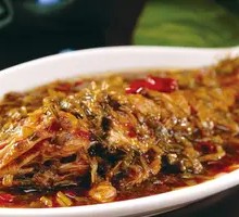 Salted Cabbage with Yellow Croaker