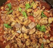 Firewood Frog and Chicken Stew