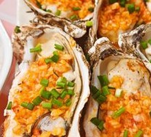 Garlic Roasted Oysters