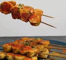 Internet Celebrity Tofu Skewers