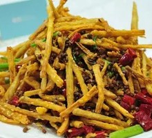 Dry-Fried Sesame Lotus Root Strips