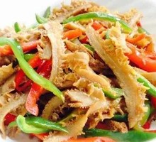 Green Pepper Stir-fried Beef Tripe