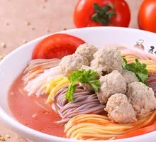 Tomato Meatball Noodles