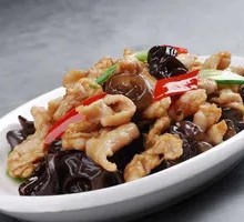 Wood Ear Mushroom and Pork Rice