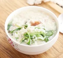 山药青菜瘦肉粥
