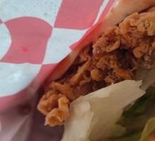 Spicy Chicken Leg Chinese Burger