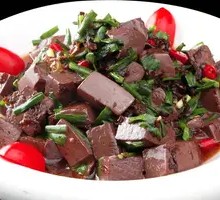 Stir-Fried Pig Blood