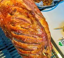 Charcoal-Grilled Lamb Leg