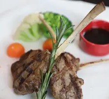 New Zealand Rack of Lamb with Italian Roasted Vegetables