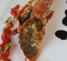 French Herb Butter Baked Shrimp