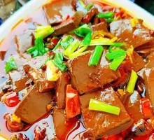 Spicy Stir-Fried Duck Blood