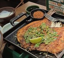Bamboo Grass Grilled Tilapia