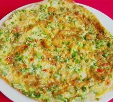Green Pepper and Minced Pork Egg Dish