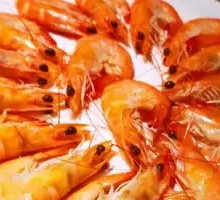 Steamed Freshwater Shrimp
