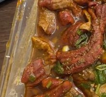 Fatty Intestine with Tofu Puffs