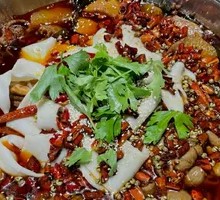 Fish with Pig Intestines