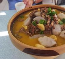 Clay Pot Beef Brisket with Taro