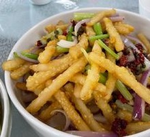 Dry-Fried Lotus Root Strips