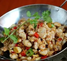 Spicy Frog Legs in Dry Pot