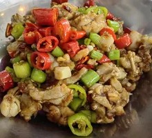 Spicy Frog Legs in Dry Pot