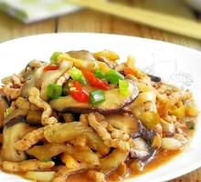 Shiitake Mushroom and Pork Strips