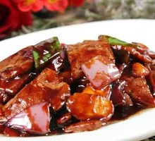 Sauce-Braised Pork Liver Rice