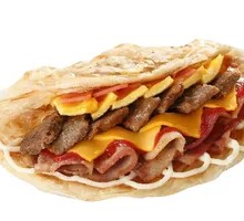 Egg Ham Cheese Chicken Cutlet Original Flavor Pancake