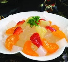 Fruit Tofu Pudding