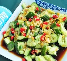Knife-Pounded Cucumber