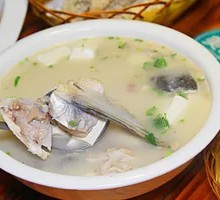 Crucian Carp and Tofu Soup