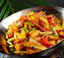 Spicy Hand-Torn Chicken Hot Pot Rice