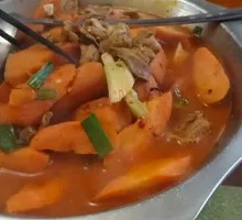 Carrot and Lamb Hot Pot