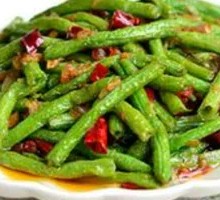 Long Green Beans with Minced Pork