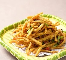 Dry-Fried Lotus Root Strips