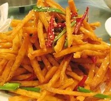Dry-Fried Lotus Root Strips