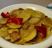 Spicy Pork and Potato Rice Bowl